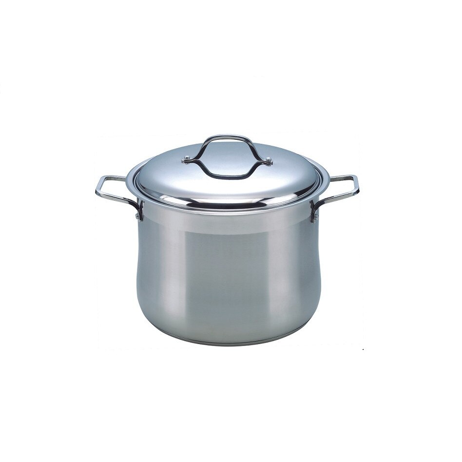 Oala Profesionala din inox cu capac, 11L, Grunberg - GR3126
